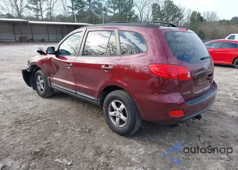 2008 Hyundai Santa Fe Gls z USA, uszkodzony, nr VIN 5NMSG13DX8H223702